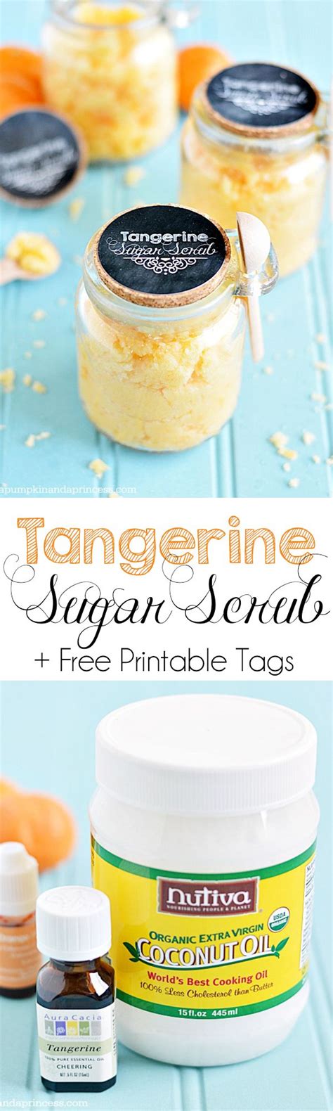 Coconut Tangerine Sugar Scrub Recipe Sugar Scrub Recipe Homemade