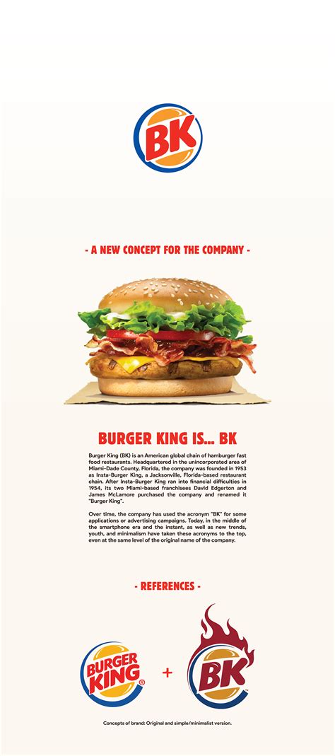 Bk Burger King Rebranding On Behance