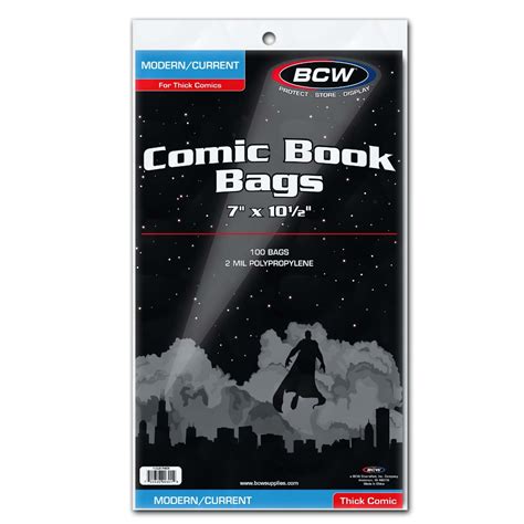 Bcw Comic Book Bags Current Comics Thick Comics Geek Culture