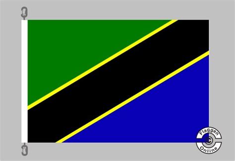 Tansania Flagge Hissflaggen Premium Staaten International | Flaggen