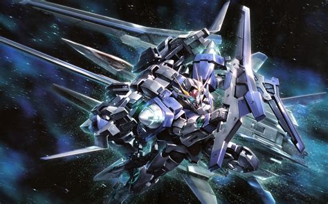 Mobile Suit Gundam 00 Anime Space Gundam Mech Robot Wallpapers Hd