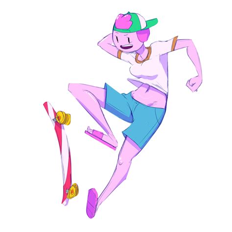 just a princess on a skateboard adventure time know your meme
