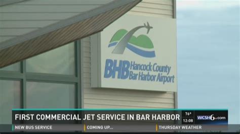 New Jet Service At Bar Harbor Airport