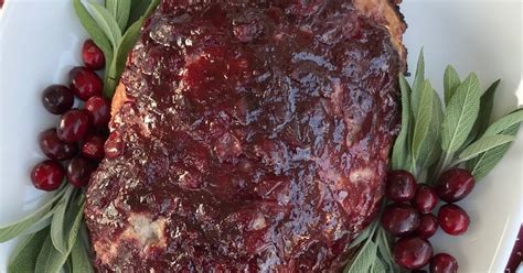 Savory Moments Cranberry Brown Sugar Glazed Turkey Meatloaf