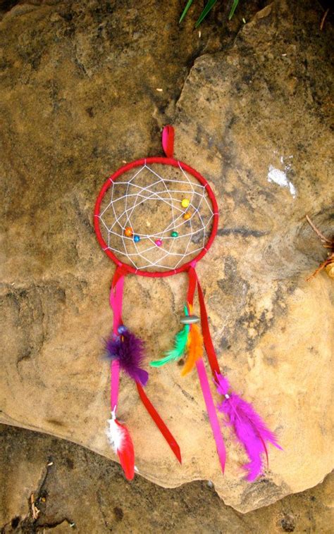 Dream Catcher Feathered And Beaded Handmade Home By Apacheswife