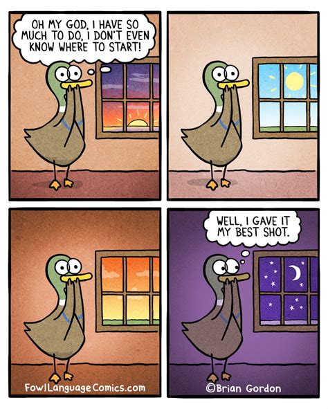 Day Planner Fowl Language Comics