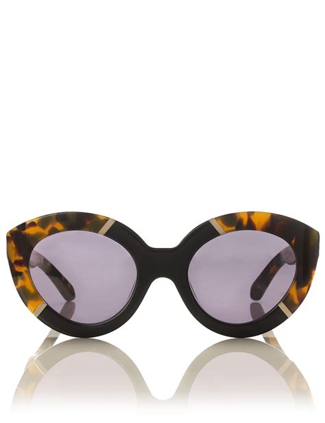 Karen Walker Crazy Tortoiseshell Flowerpatch Sunglasses Lyst