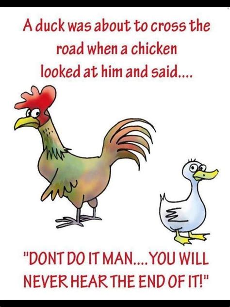 Check spelling or type a new query. Why did the chicken cross the road? Chicken humor. | Funny ...
