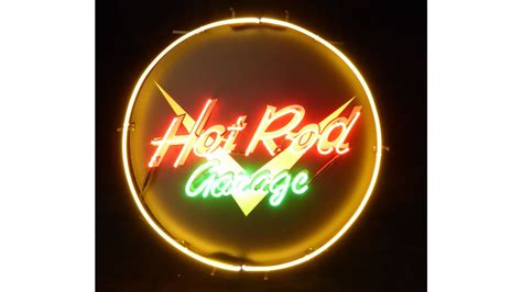 Hot Rod Garage Neon Sign At Dallas 2021 As Z117 Mecum Auctions