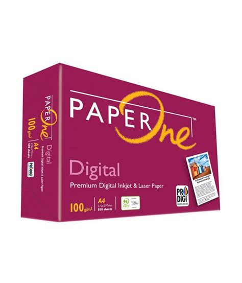 Buy printing paper by the box or in bulk by the pallet and get fast and free shipping on select orders. Paper One Digital Printing Paper - 100 Gsm - A/4: Buy ...