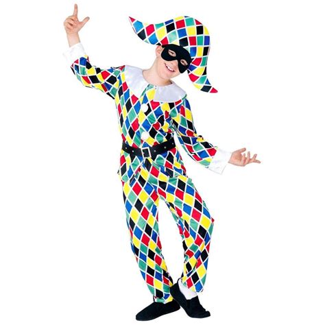 Costume Arlecchino per bambini di 5-7 anni