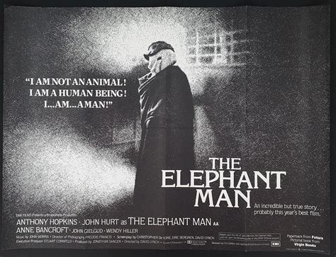 The Elephant Man 1980 Original Uk Quad Film Poster