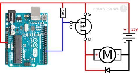 Electrical P Channel Mosfet High Side Switching Arduino 5v Pin And