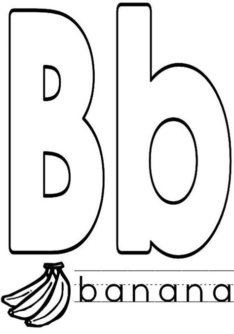 Capital And Small Letter B Coloring Page Best Place To Color