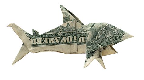 Dollar Bill Shark Origami John Montroll Youtube