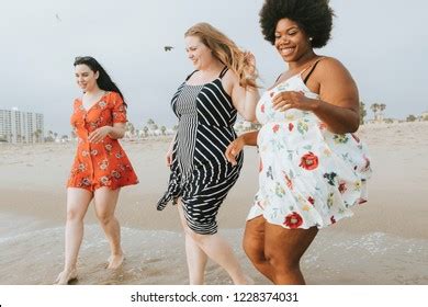 Curvy Women Beach Stock Photo Shutterstock