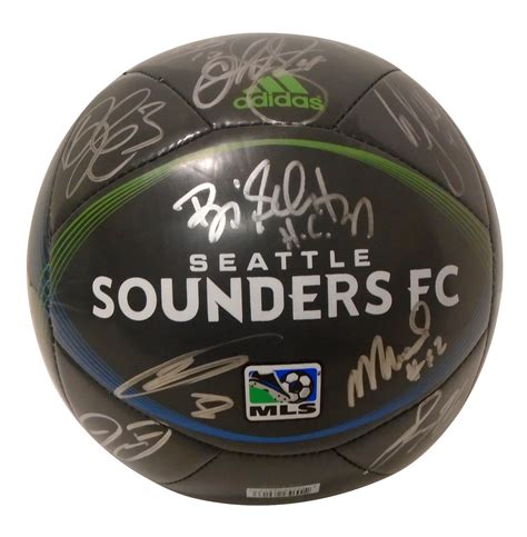SEATTLE SOUNDERS FC Team Signed AUTOGRAPHED Logo Adidas SOCCER Ball Proof Balls