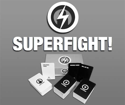 And the other deck contains 340 powers and problems, such as: Superfight, A Multiplayer Card Game That Pits Characters ...