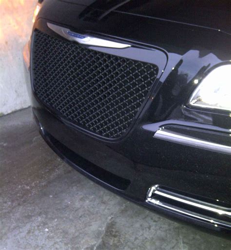 2011 2014 Chrysler 300 Black Bentley Mesh Grille