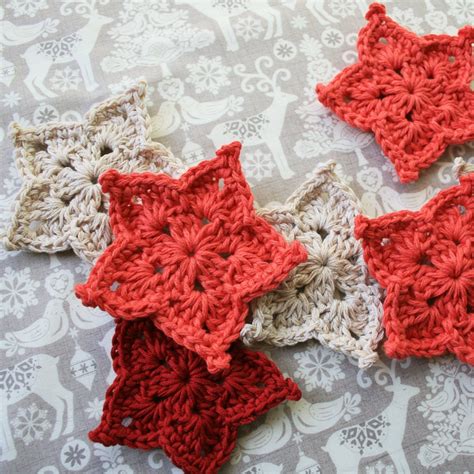 Free Crochet Star Pattern Woolnhook By Leonie Morgan