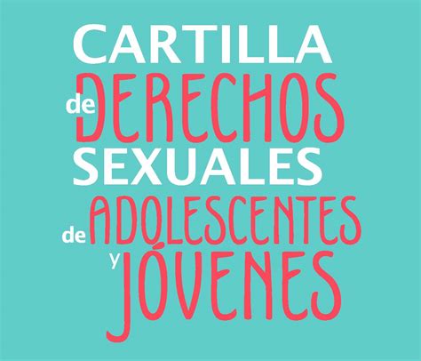 Cartilla de derechos sexuales de jóvenes y adolescentes Educación sexual SIDA STUDI