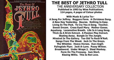 Featuring hits from 1976's 'too old to rock n roll: JETHRO TULL Archive & Reference centre - electrocutas.com ...
