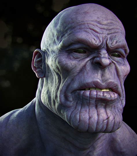 Thanos 3d Model By Rodrigue Pralier Zbrush Models Zbrush Character