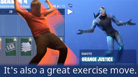 There are several different forbidden dance locations around the fortnite map. FORTNITE ADDED THE ORANGE SHIRT KID DANCE - JUSTICE IS ...