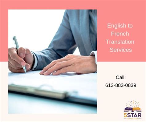 English To French Translation Services Our Expert Translators Are