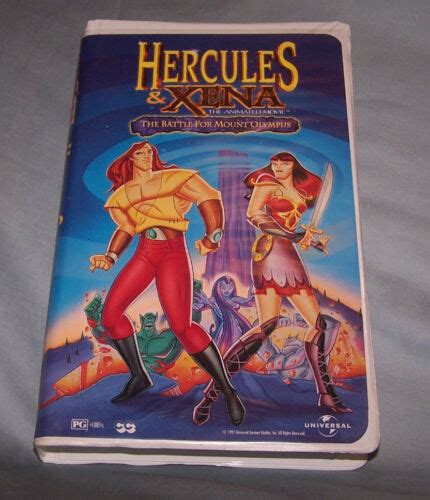 Vhs Hercules And Xena Battle For Mount Olympus Animated Movie Lawless