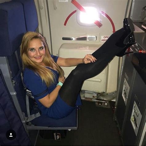 Flight Attendants Accidental Upskirt Porn Photo