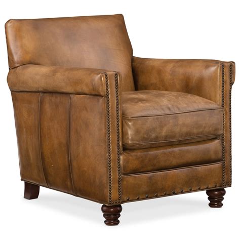 Hooker Furniture Club Chairs Cc719 01 087 Potter Leather Club Chair