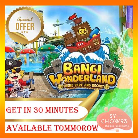 Bangi wonderland theme park & resort. (Received in 30 min) Bangi Wonderland Theme Park Open date ...
