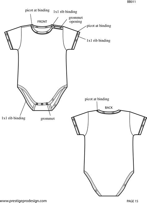 Image Description More Silhouette Mode Baby Onesie Template Bodysuit
