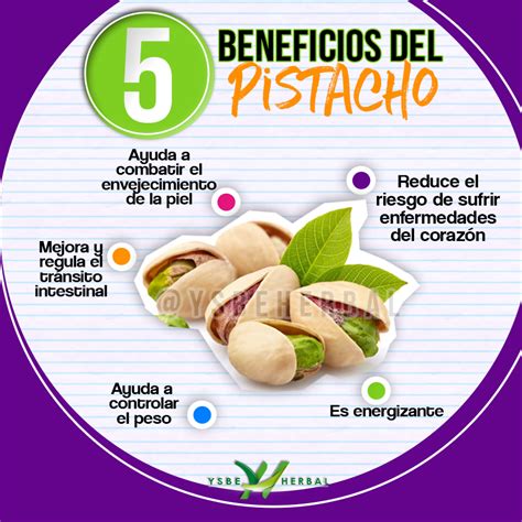 5 Beneficios Del Pistacho