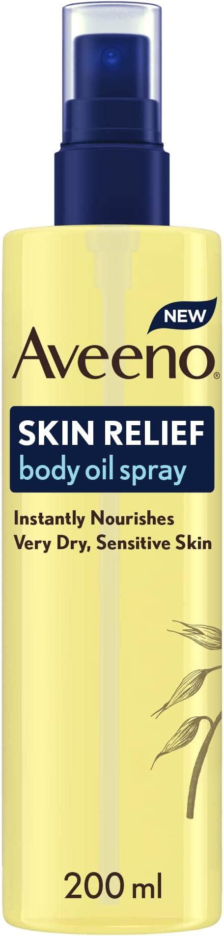 Aveeno Skin Relief Body Oil Spray 200ml Uk Baby Products