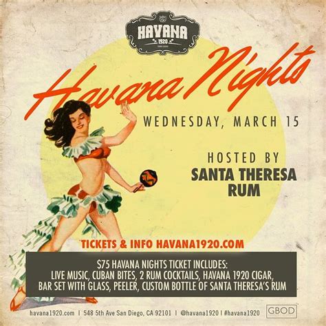 Havana Nights ⋆ Gaslamp Quarter Downtown San Diego