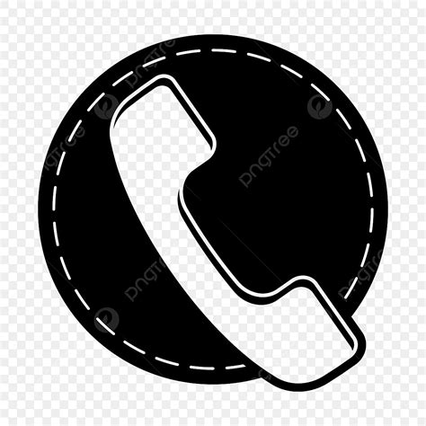 Cell Phone Tower Silhouette Vector Png Black Phone Icon Phone Call