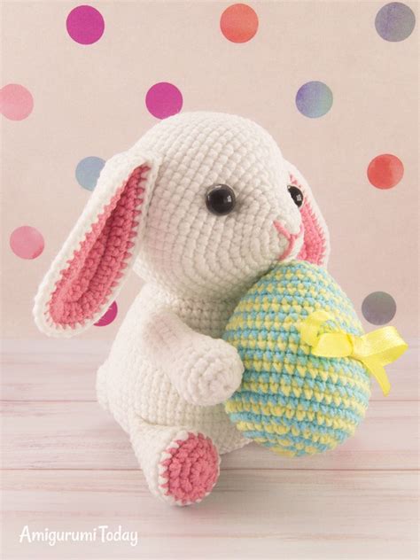 Amigurumi Bunny With Easter Egg Amigurumi Today Easter Bunny