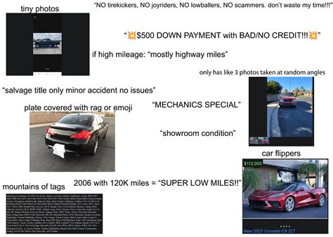 Looking for a car on craigslist starterpack : r/starterpacks
