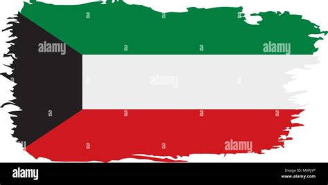 Kuwait Flag Vector Illustration Stock Vector Image And Art Alamy