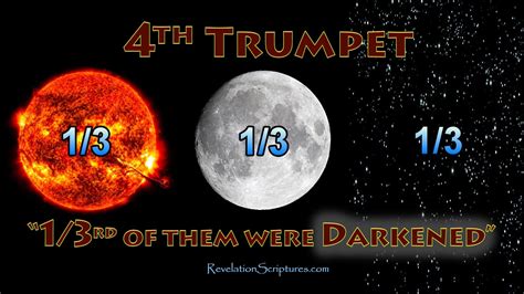 4th Trumpet 13rd Of Sun Moon And Stars Darkened Biblical