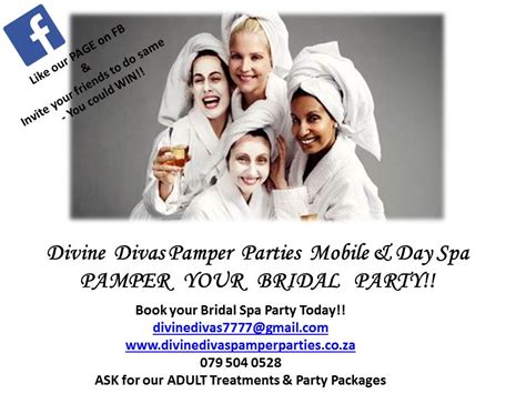 Ladies Services Divine Divas Pamper Parties Mobile And Day Spa Party Venue Pretoria 925