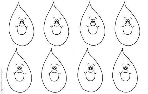 Use the download button to view the full image of raindrop coloring pages. Spring Raindrop Coloring Pages - Free Printable Coloring Pages