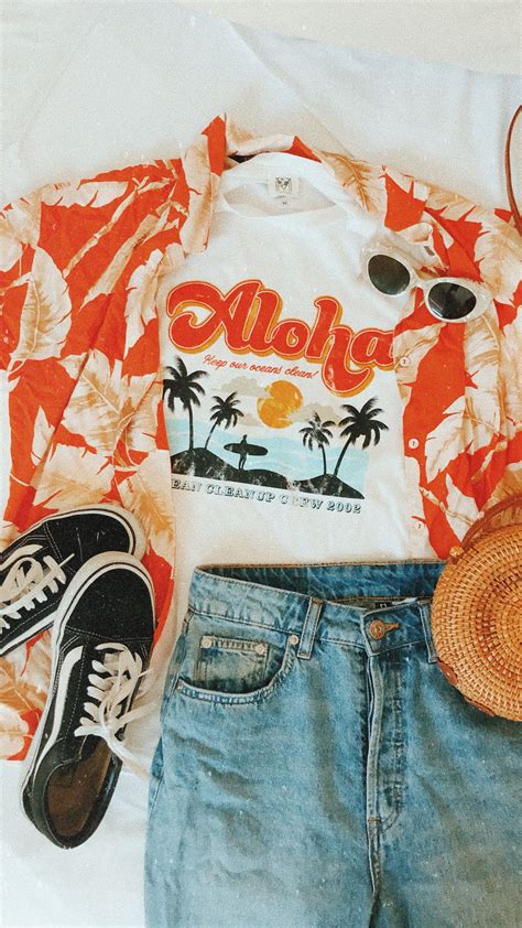 Aloha Tee Retro Outfits Cute Casual Outfits Aesthetic Clothes