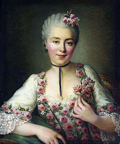 Rococo 18th Century Portraits Portrait 1760s Fashion
