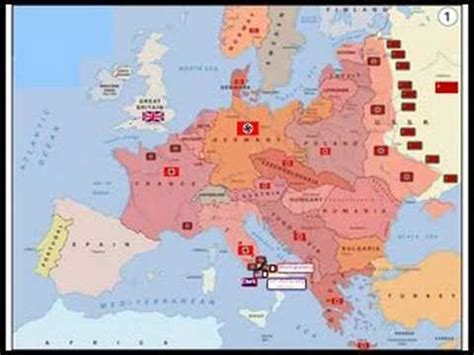Color an editable map, fill in the legend, and download it for free to use in your project. World War II - YouTube