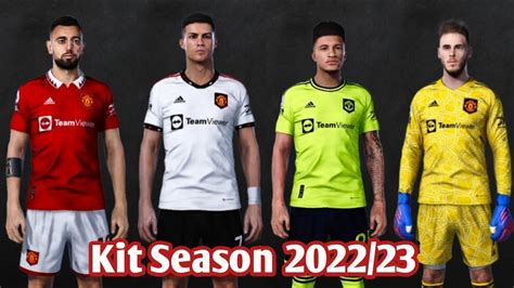 Pes 2021 Manchester United New Kits Season 2022 2023 Sider And Cpk