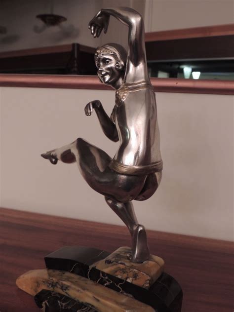 Art Deco Harem Dancer Sculpture by Van de Voorde | Statues | Art Deco ...
