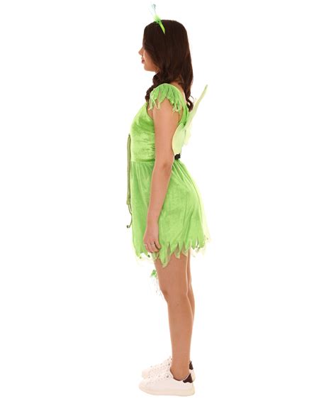 adult women s green tinkerbell fairy halloween costume hpo halloweenpartyonline